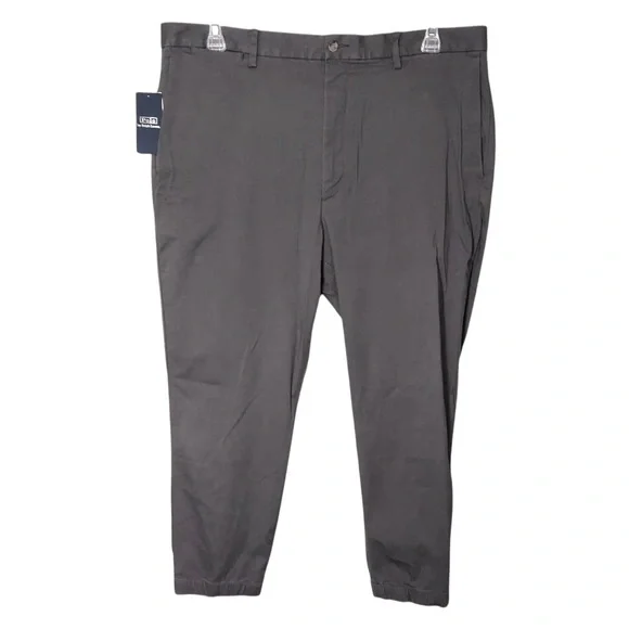 Polo Ralph Lauren Men Pants Size 40 x 30 Grey Sportswear Stretch Chino